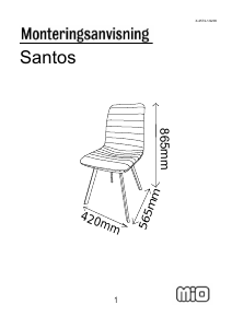 मैनुअल Mio Santos कुर्सी