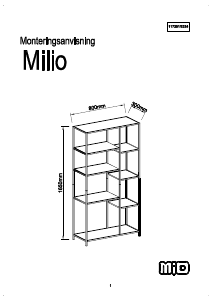 説明書 Mio Milio ブックケース