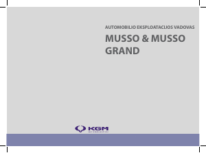 Vadovas KGM Musso (2023)