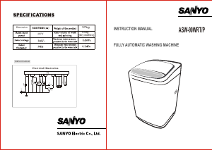 Handleiding Sanyo ASW-90WRT/P Wasmachine