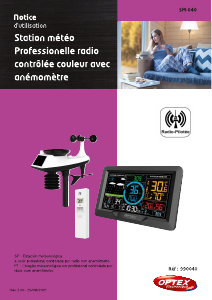 Manual de uso Optex SM-040 Estación meteorológica