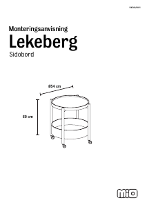 Bedienungsanleitung Mio Lekeberg Beistelltisch