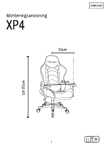 사용 설명서 Mio XP4 사무용 의자