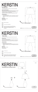 Manual Mio Kerstin Lamp