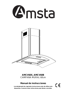 Manual de uso Amsta AMCV60X Campana extractora