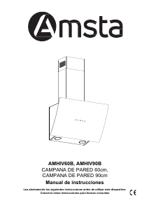 Manual de uso Amsta AMHIV90B Campana extractora