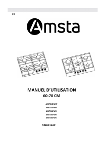 Manual Amsta AMTG5FWB Hob