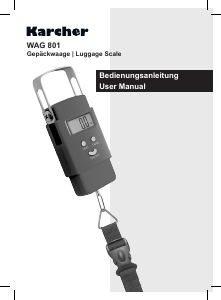 Manual Kärcher WAG 801 Luggage Scale