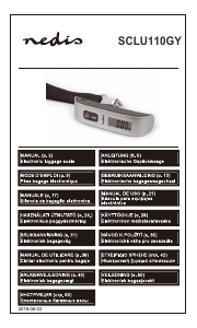 Manual Nedis SCLU110GY Luggage Scale