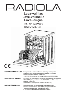 Manual de uso Radiola RALV1247W2+ Lavavajillas