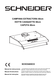 Mode d’emploi Schneider SCHC6400CX Hotte aspirante