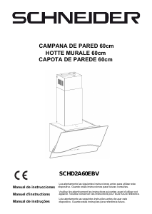 Mode d’emploi Schneider SCHD2A60EBV Hotte aspirante