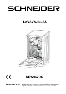 Manual de uso Schneider SDW947DX Lavavajillas