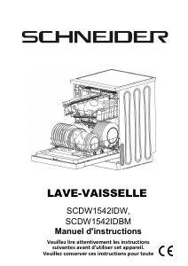 Mode d’emploi Schneider SCDW1542IDBM Lave-vaisselle