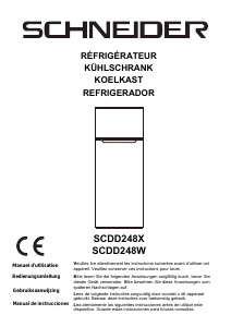 Handleiding Schneider SCDD248X Koel-vries combinatie