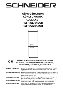 Manual Schneider SCCB250VB Fridge-Freezer