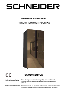 Handleiding Schneider SCMD482NFGM Koel-vries combinatie