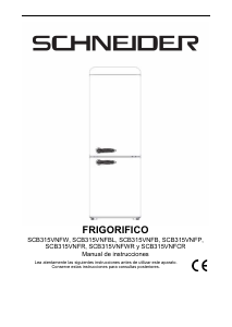 Manual de uso Schneider SCB315VNFR Frigorífico combinado