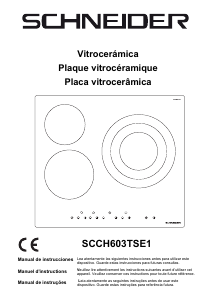 Mode d’emploi Schneider SCCH603TSE1 Table de cuisson