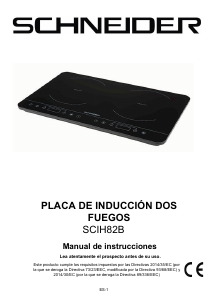 Manual de uso Schneider SCIH82B Placa