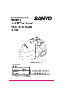 Handleiding Sanyo SC-296T Stofzuiger