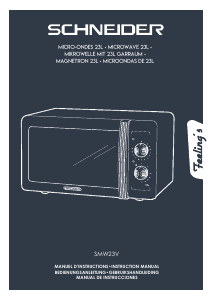 Manual de uso Schneider SMW23VMB Microondas