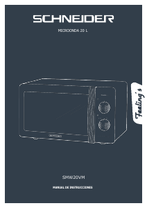 Manual de uso Schneider SMW20VGA Microondas