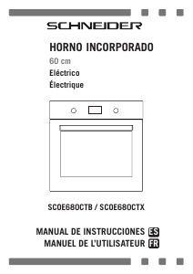 Manual de uso Schneider SCOE680CTB Horno