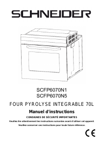 Mode d’emploi Schneider SCFP6070N5 Four