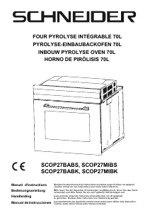 Manual de uso Schneider SCOP27BABK Horno