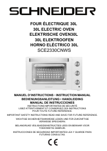 Manual de uso Schneider SCE2330CNWS Horno