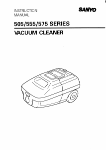 Handleiding Sanyo SC-555 Stofzuiger