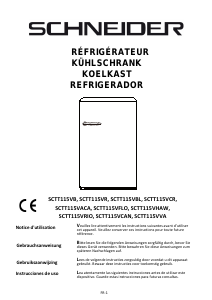 Manual de uso Schneider SCTT115VVA Refrigerador