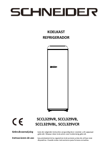 Manual de uso Schneider SCCL329VB Refrigerador