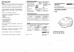 Manual Sanyo SC-600 Vacuum Cleaner