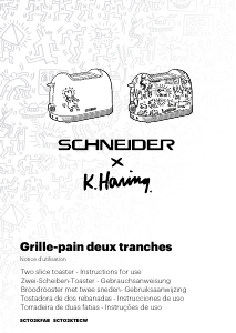 Mode d’emploi Schneider SCTO2KFAB Grille pain