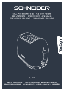 Manual Schneider SCTO4PK Toaster