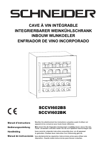 Mode d’emploi Schneider SCCVI602BS Cave à vin