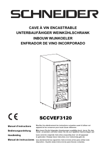 Manual de uso Schneider SCCVEF3120 Vinoteca