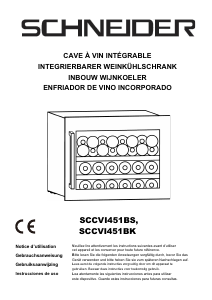 Mode d’emploi Schneider SCCVI451BS Cave à vin