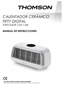 Manual de uso Thomson THSFC25DR Calefactor