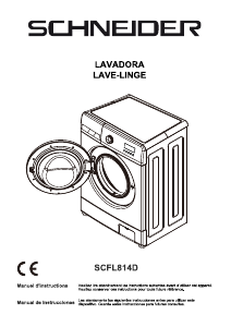 Manual de uso Schneider SCFL814D Lavadora