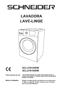 Mode d’emploi Schneider SCLLF914VEW Lave-linge