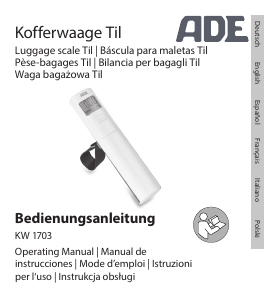 Manual ADE KW 1703 Til Luggage Scale