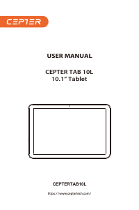 Handleiding Cepter CEPTERTAB10L Tablet