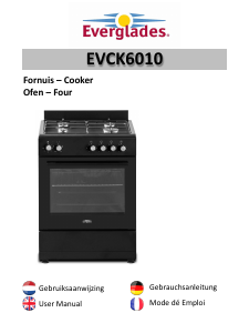 Mode d’emploi Everglades EVCK06010 Cuisinière