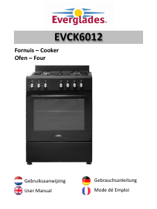 Mode d’emploi Everglades EVCK6012 Cuisinière