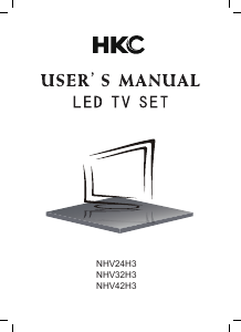 Mode d’emploi HKC NHV42H3 Téléviseur LED