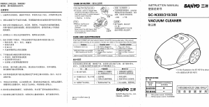 Manual Sanyo SC-N310 Vacuum Cleaner