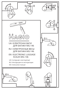 Handleiding Magio MG-146 Kofferweegschaal